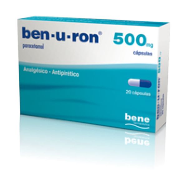 Ben-U-Ron 500mg 20 Cápsulas