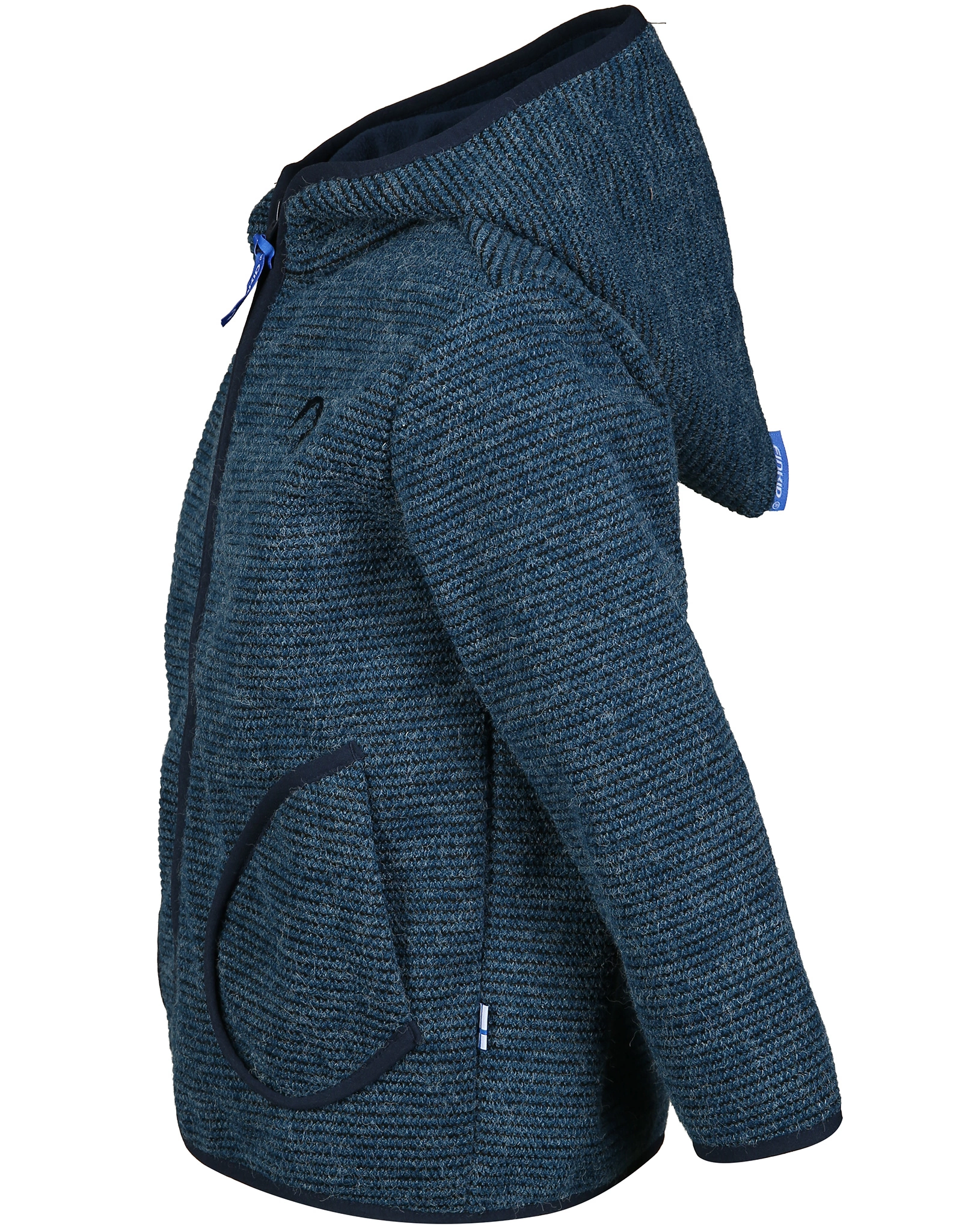 Strick-Softshelljacke TONTTU WIND in blue melange
