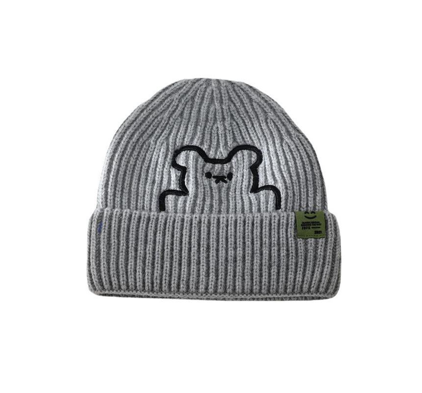 Uweiifame - Beanie met geborduurde beer