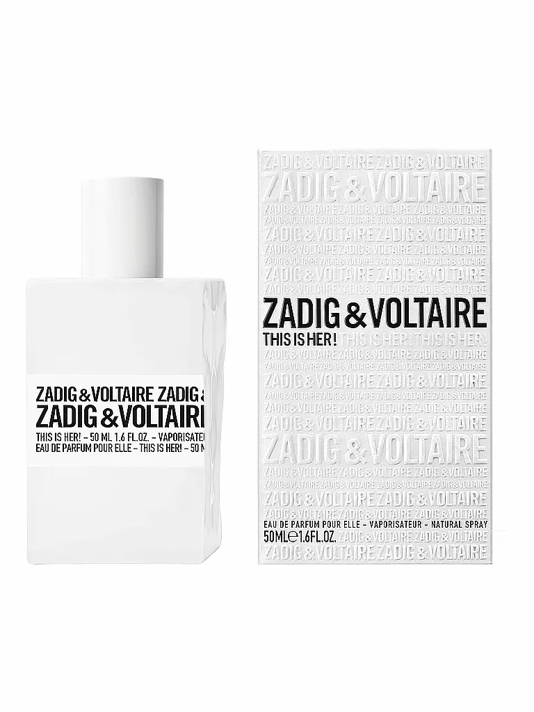 ZADIG & VOLTAIRE This is Her! Eau de Parfum Vaporisateur 50ml keine Farbe