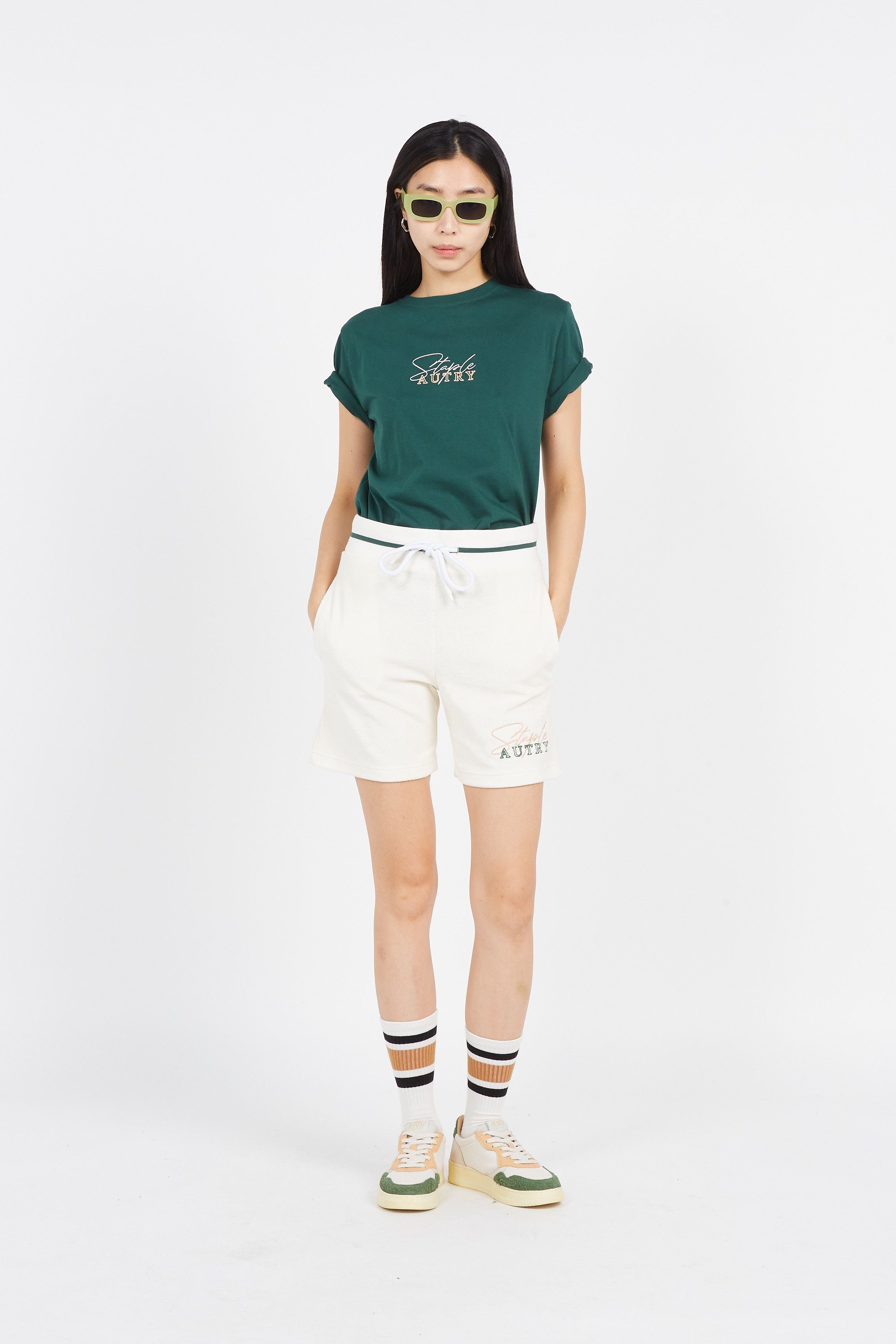 AUTRY T-shirt Autry x Jeff STAPLE Vert