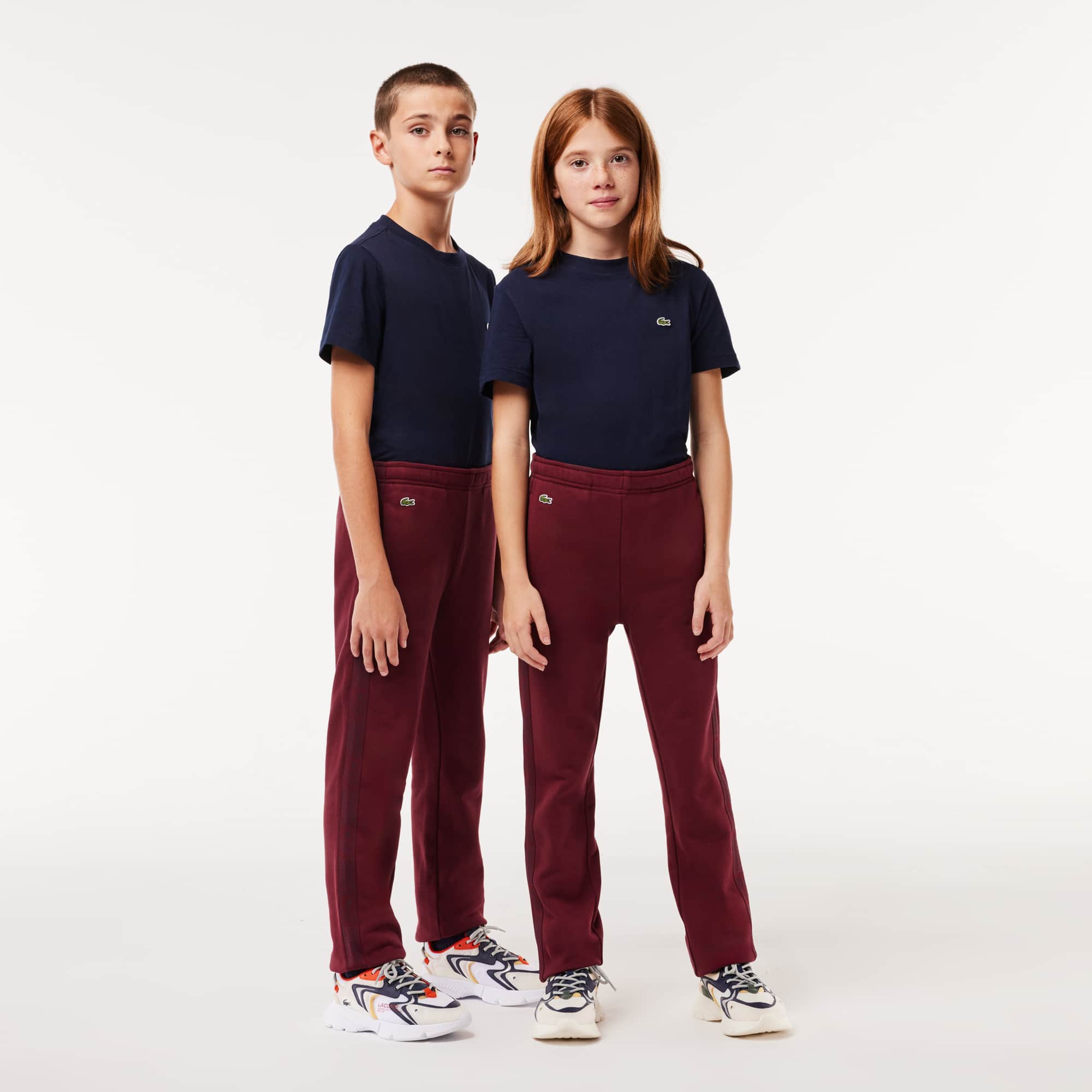 Pantalon de survêtement en molleton coton Pantalons & Shorts - Rouge - Lacoste - Enfant