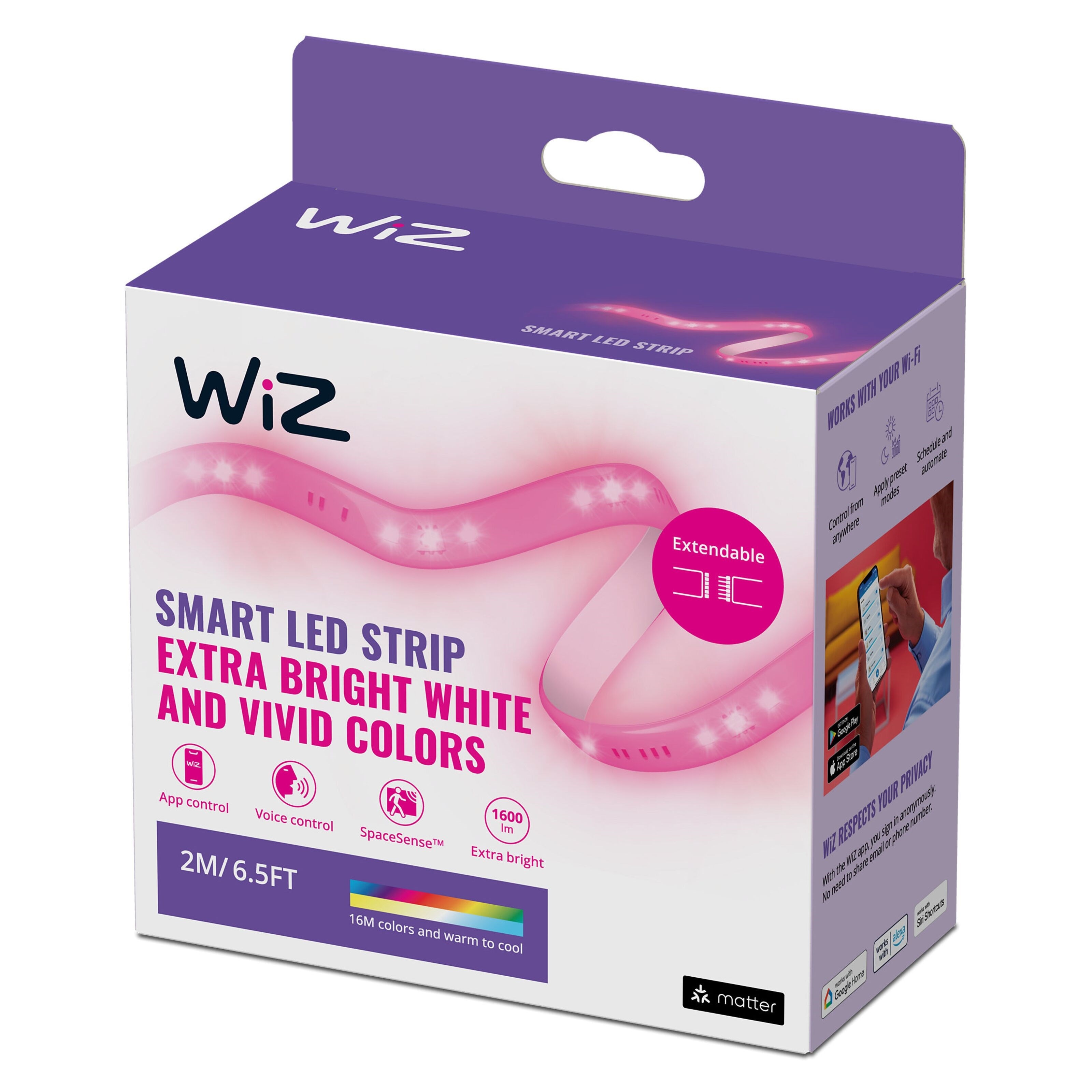 WiZ LED Strip LED-list Startpakke 2 meter