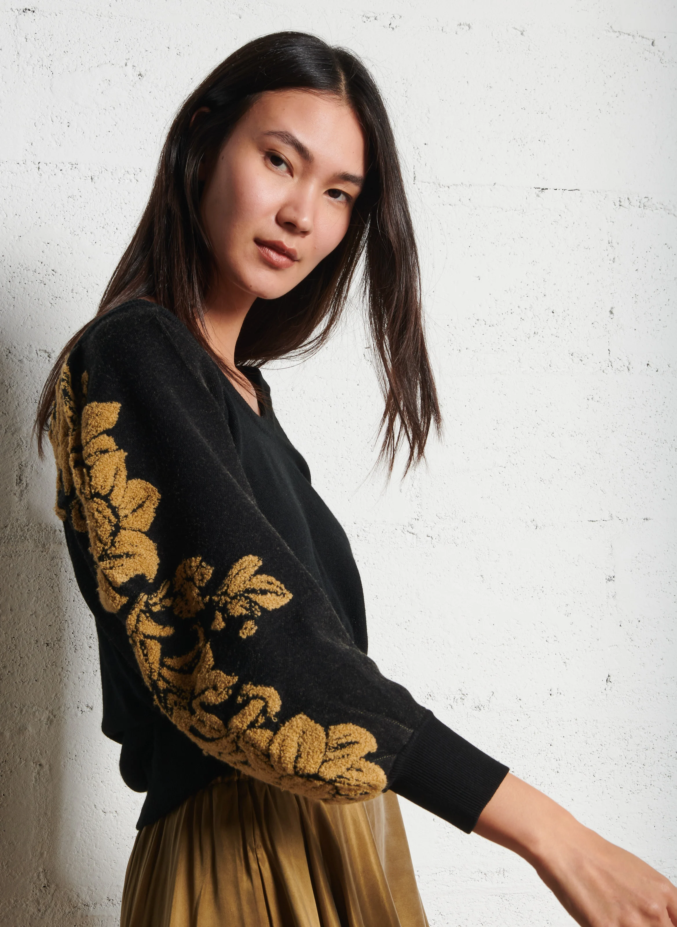 AVELINE - Pull col bateau| Noir