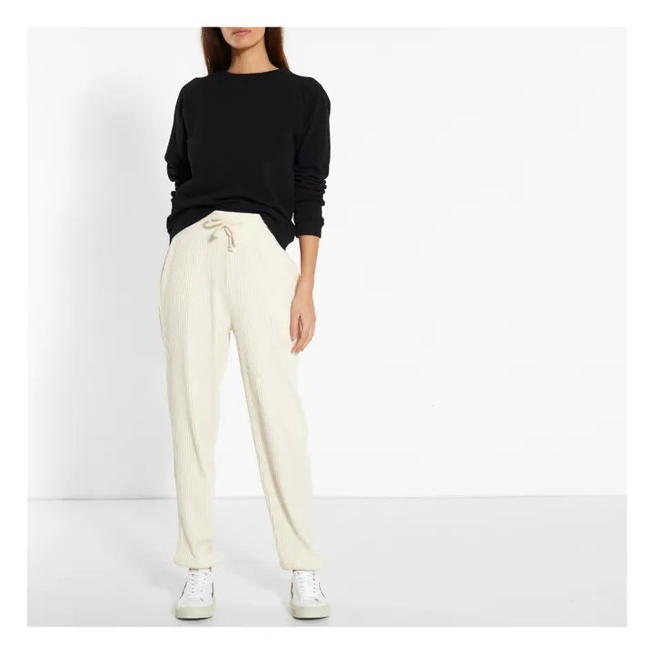 Baserange Sweat Basic Coton Bio | Noir