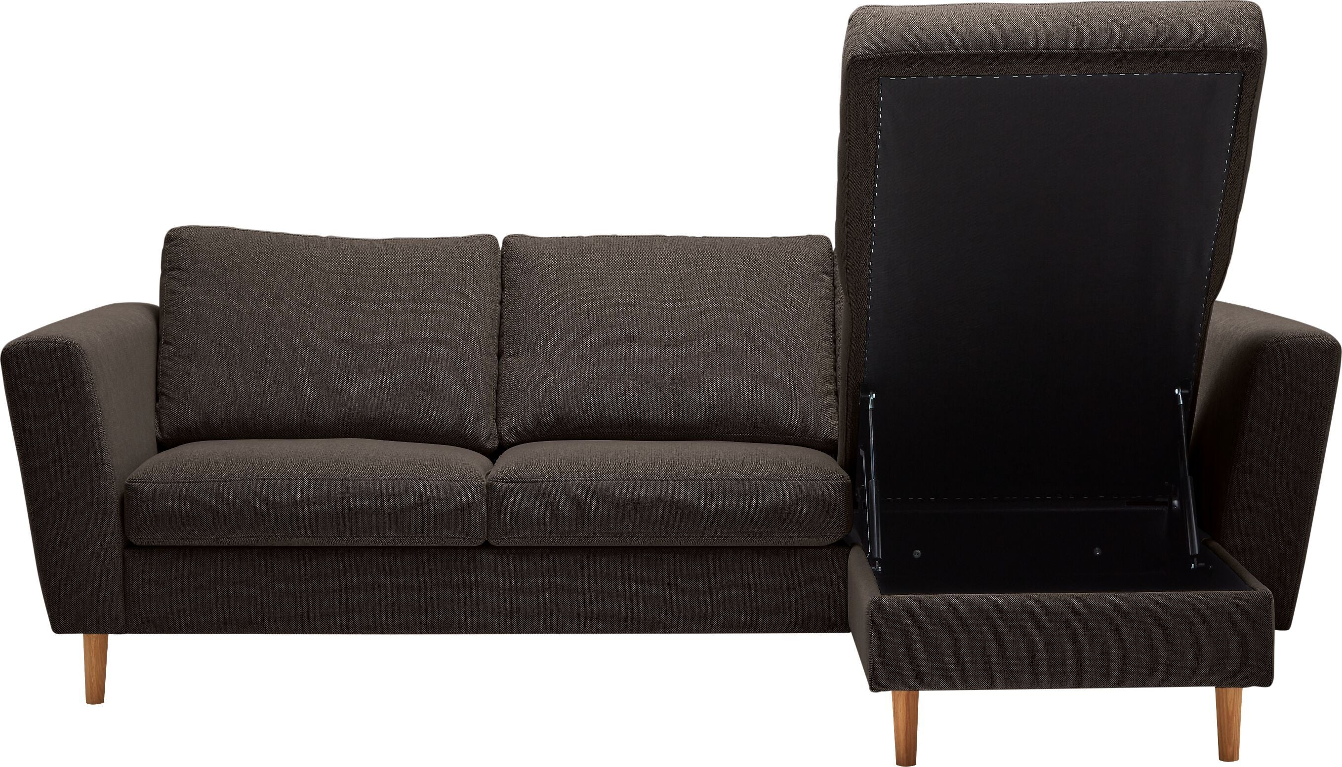 DIENER Ecksofa - Braun / B: 235.0 cm x T: 156.0 cm x H: 81.0 cm