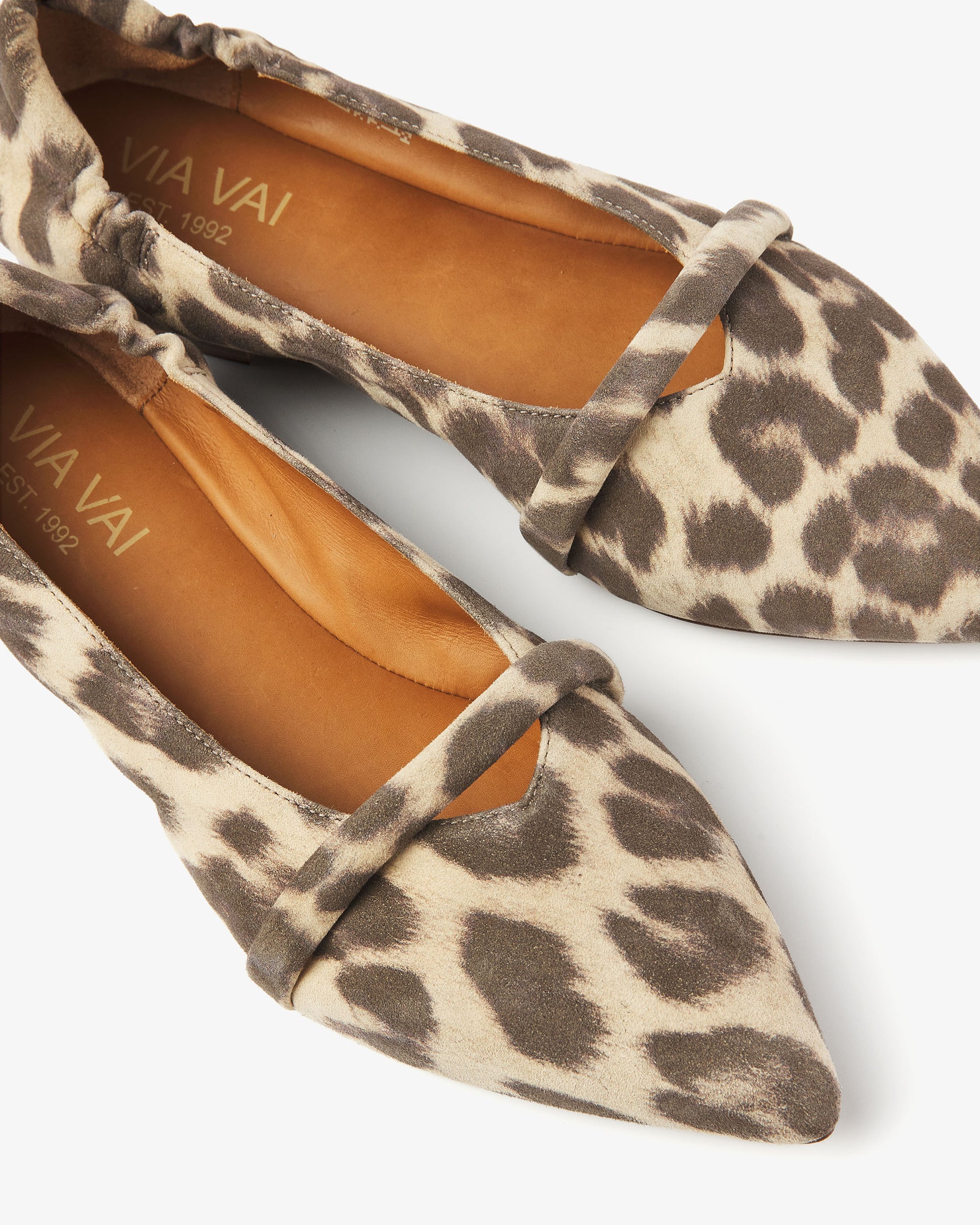 VIA VAI luipaardprint dames loafers Lola Rose