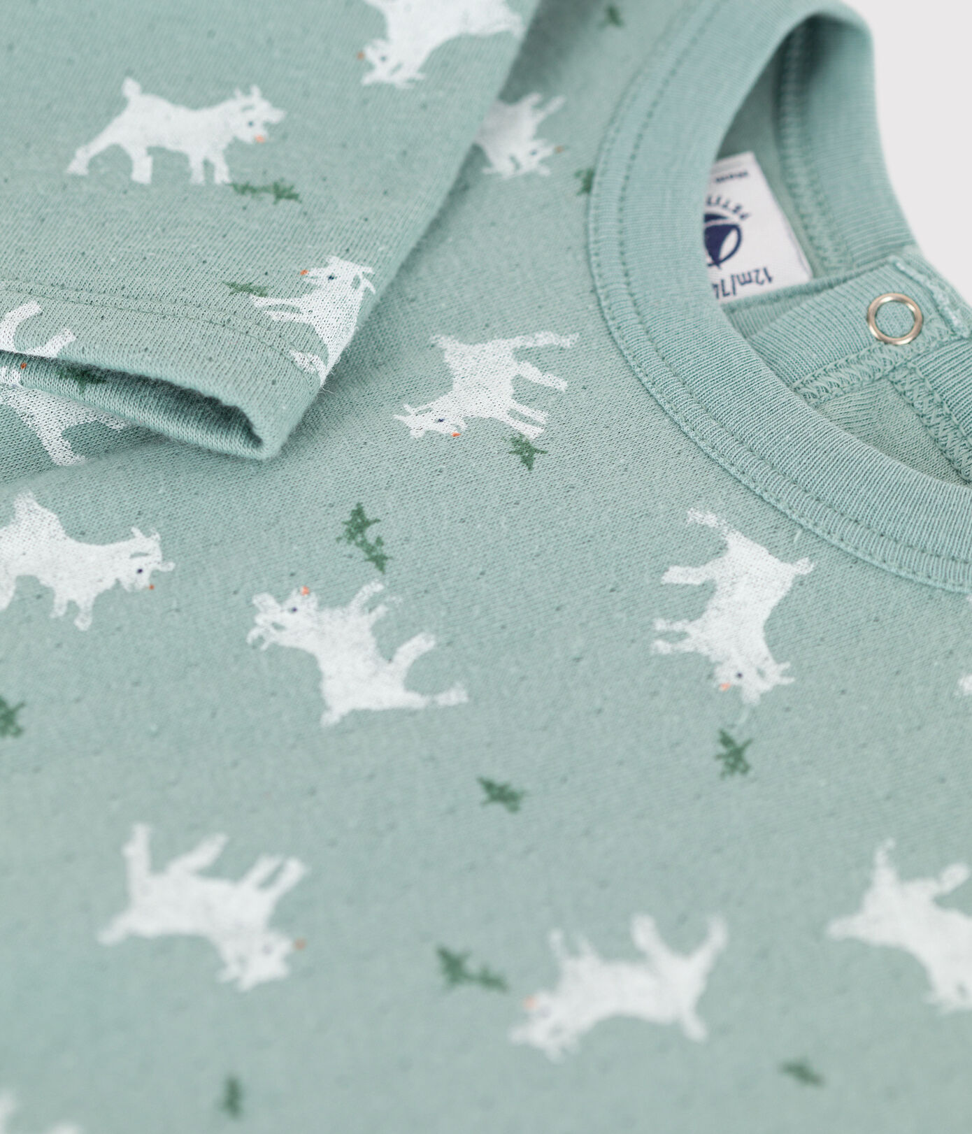 Tee-shirt manches longues en tubique bébé
