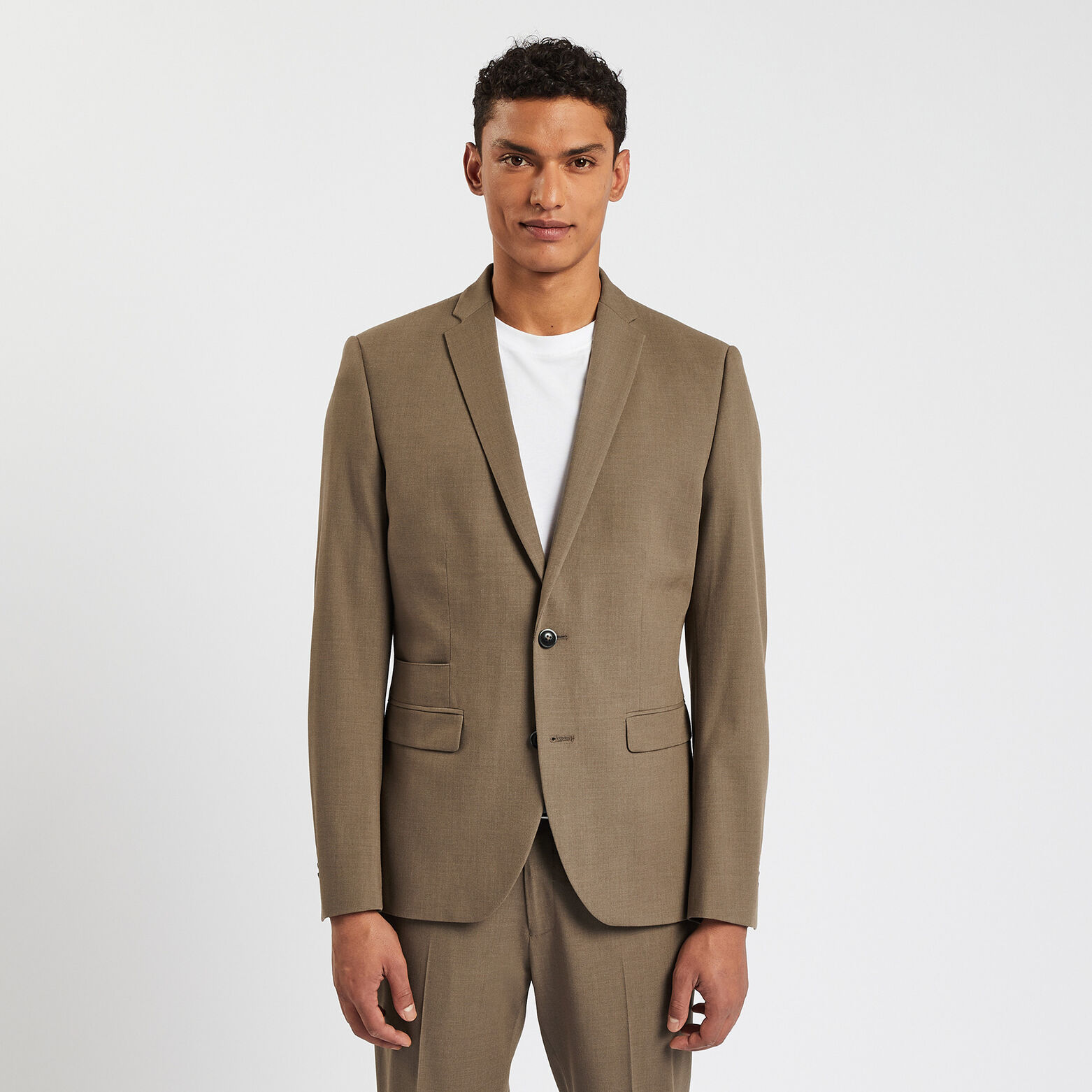Veste de costume extra-slim bistretch Beige