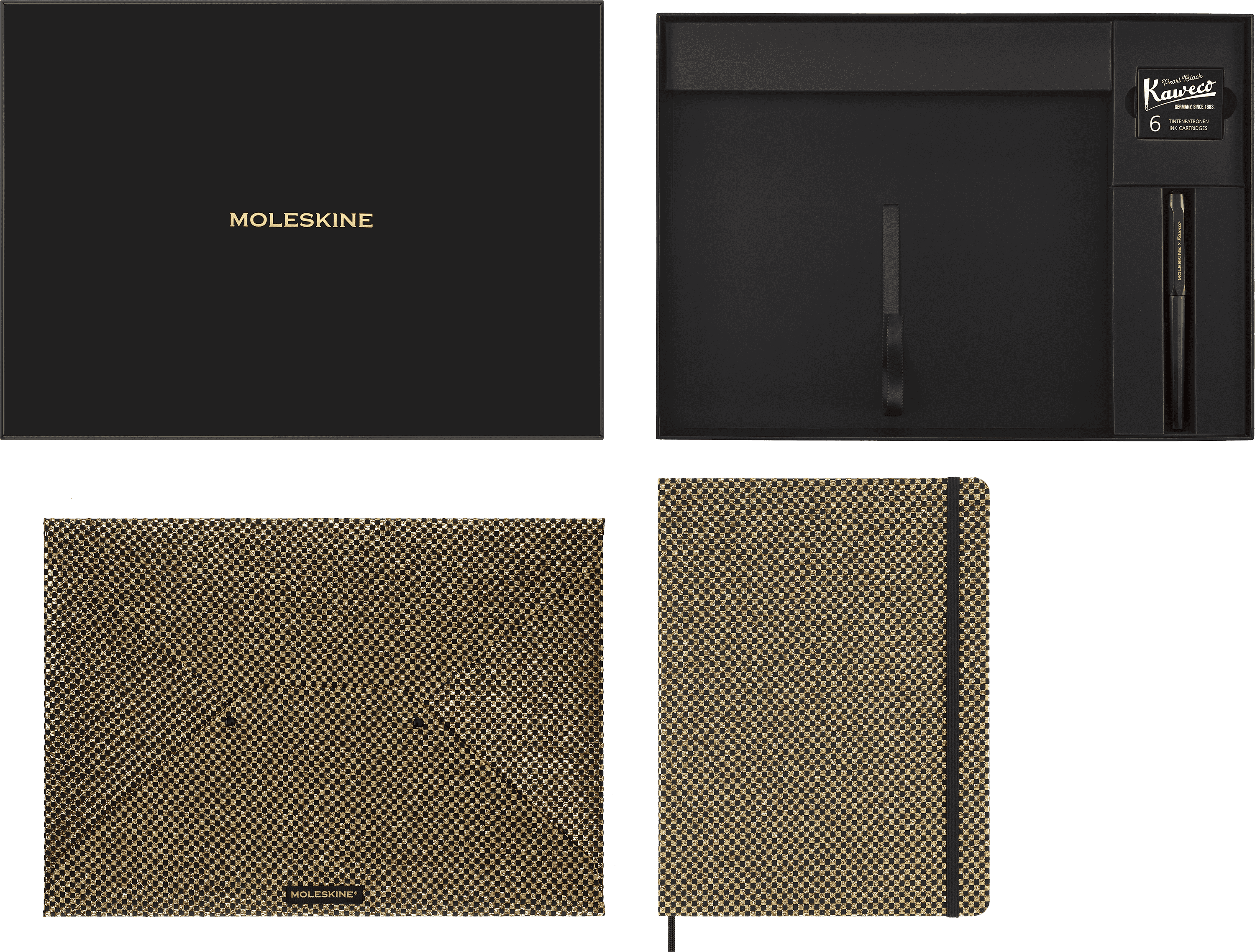 Shine Collector's Box XL ruled notebook, Envelope, Kaweco Fountain Pen