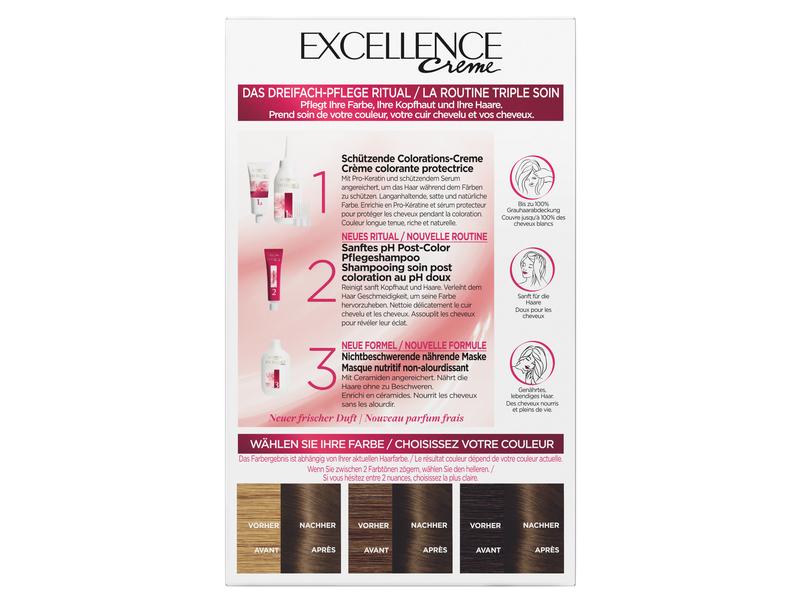 L'Oréal Paris Haarcoloration 5 Hellbraun 1 Stück 3-fach Pflege-Coloration