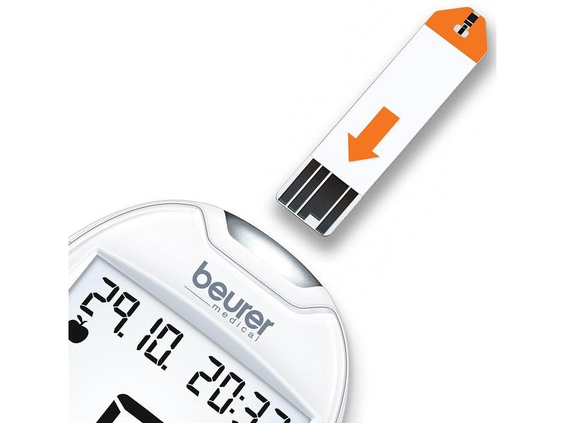 Beurer Blutzuckermessgerät GL 44 Blutzuckermessgerät mit USB-Kabel und Health-Manager Software