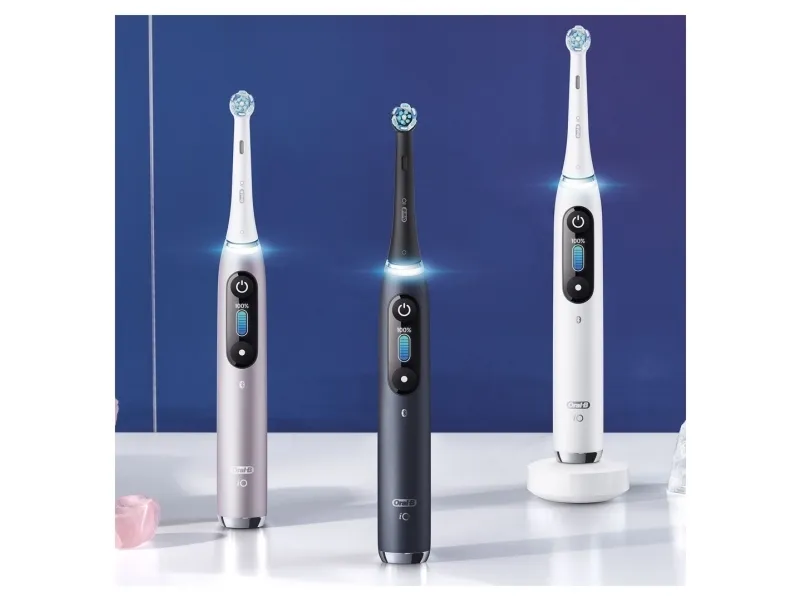 Braun Oral-B iO Series 9N, electric toothbrush (pink/white, Rose Quartz)