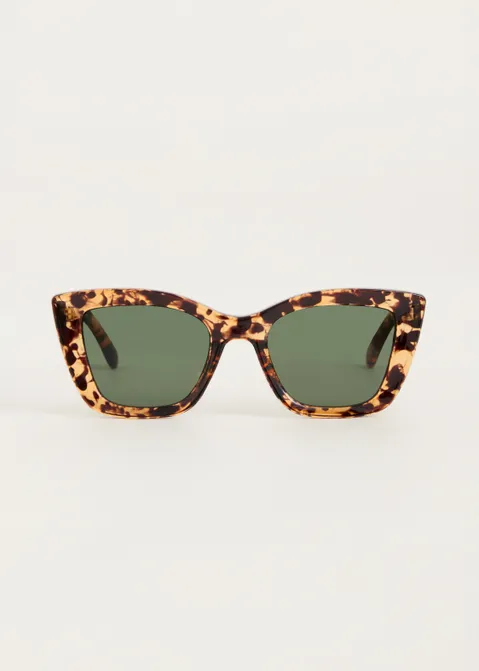 Cat eye zonnebril bruin (BRN)