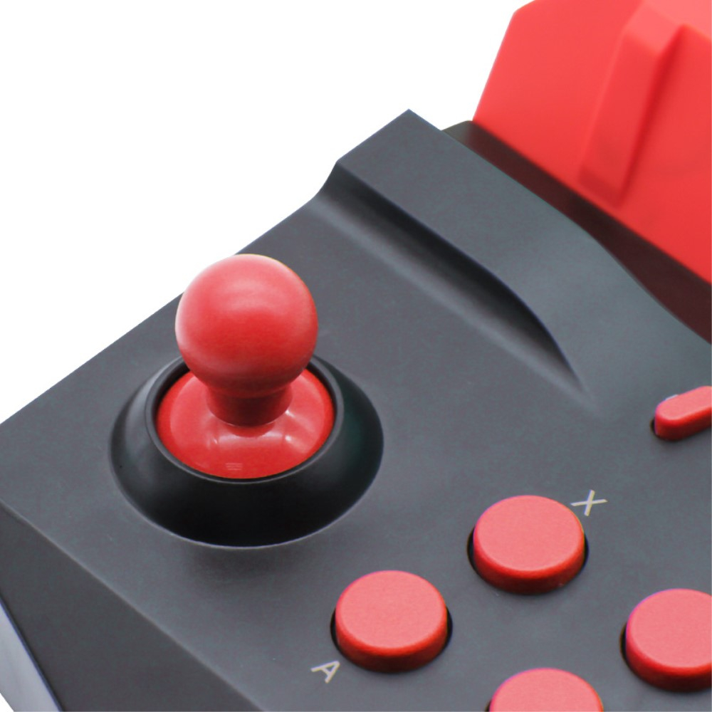 Joystick Arcade Retro Gamepad Controller für Nintendo Switch / Lite - Schwarz / Rot
