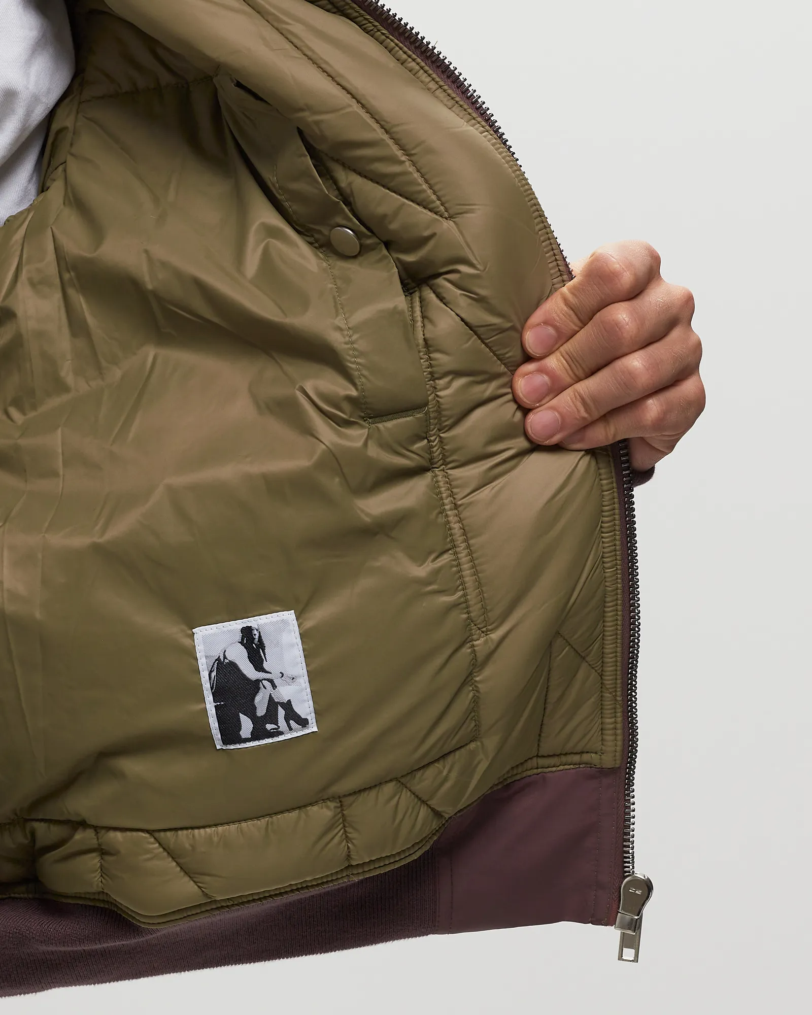 Rick Owens DRKSHDW WOVEN PADDED BOMBER - FLIGHT BOMBER