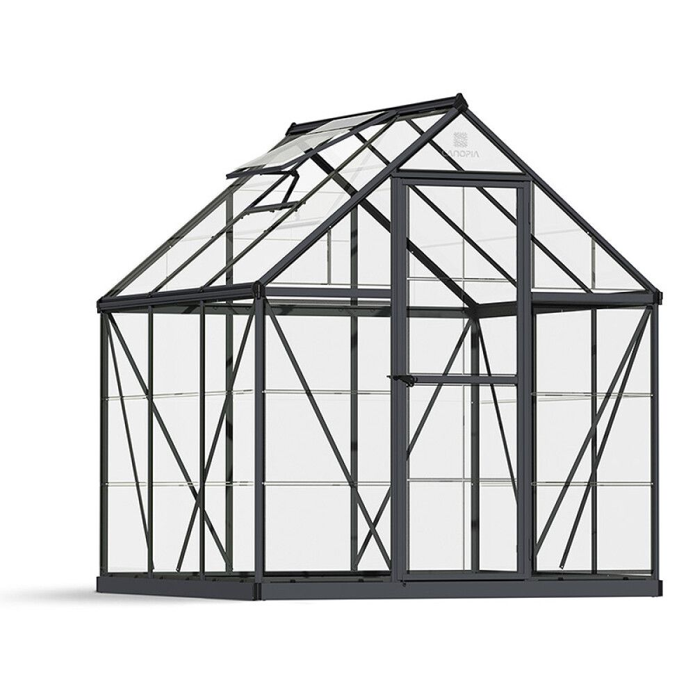 DRIVHUS CANOPIA HARMONY ALU/POLY 3,4M² MØRKEGRÅ