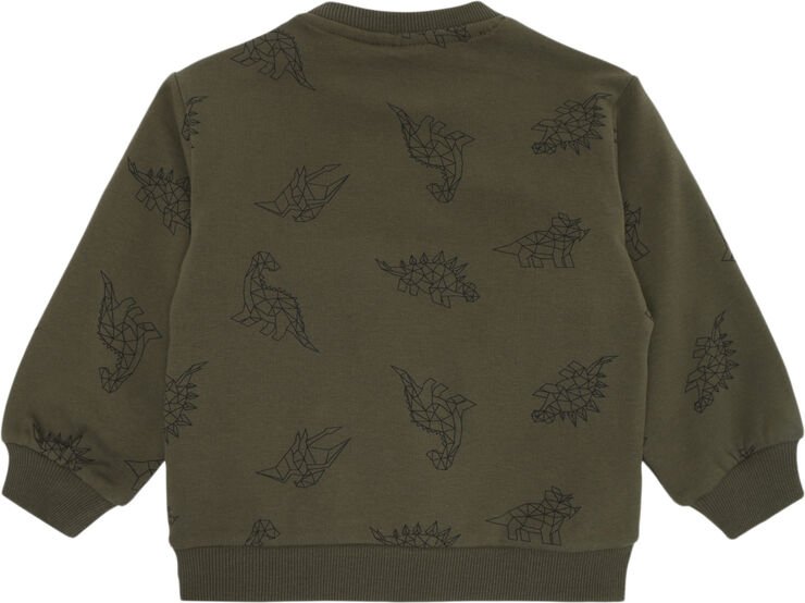 The New TNSLaurent Sweatshirt Ivy green dino ao