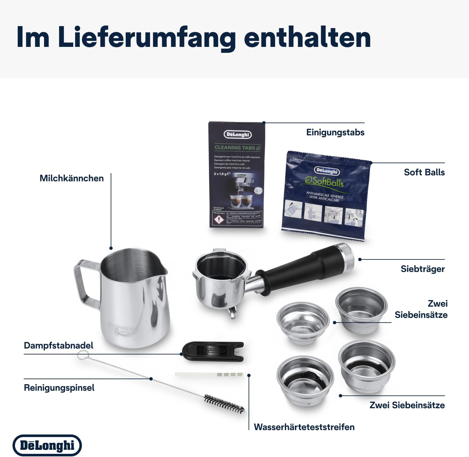 De'Longhi La Specialista Opera EC9555.BK Espresso Siebträgermaschine mit Cold Brew und Espresso Cool, Professioneller Milchaufschäumer, Sensor-Mahltechnologie, Inklusive Barista-Kit, 1550W, Schwarz