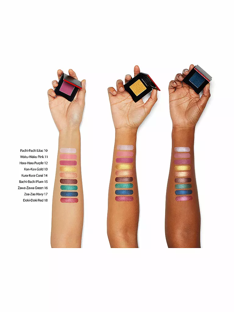 SHISEIDO Lidschatten -  Pop PowderGel Eye Shadow ( 09 DD Black )  schwarz