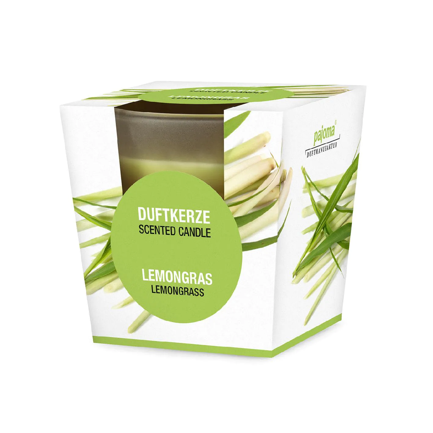 Duftkerze im Glas, Lemongras