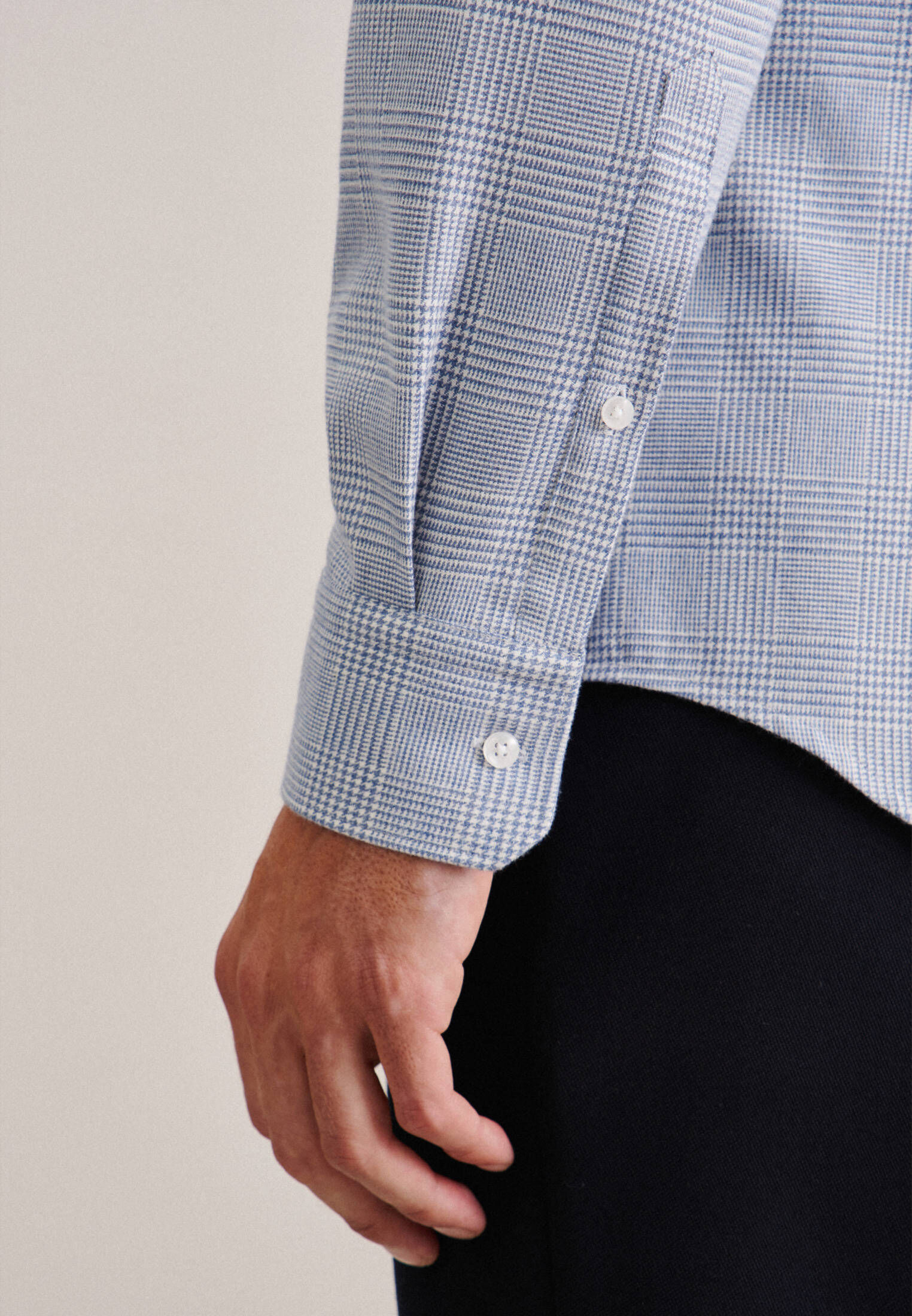 Seidensticker| Herren Flanellhemd Slim
