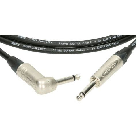 Klotz Pro Artist gitaarkabel jack 2p - jack 2p recht-haaks 6 meter