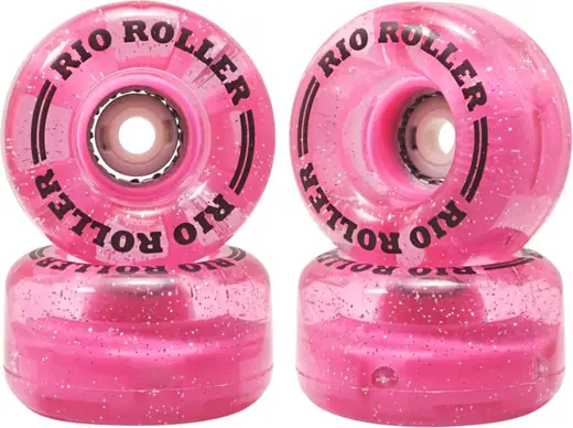 Rio Roller Light Up Rulleskøjte Hjul Side By Side 4-Pak