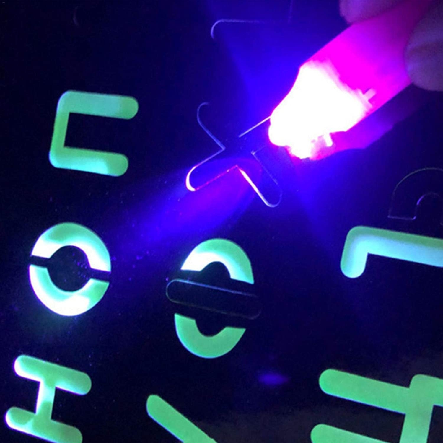 (21x29.7cm) Magische Maltafel Kinder Spielzeug Fluoreszierende Zauber Zeichnungs Tafel Zeichenbrett - Weiss