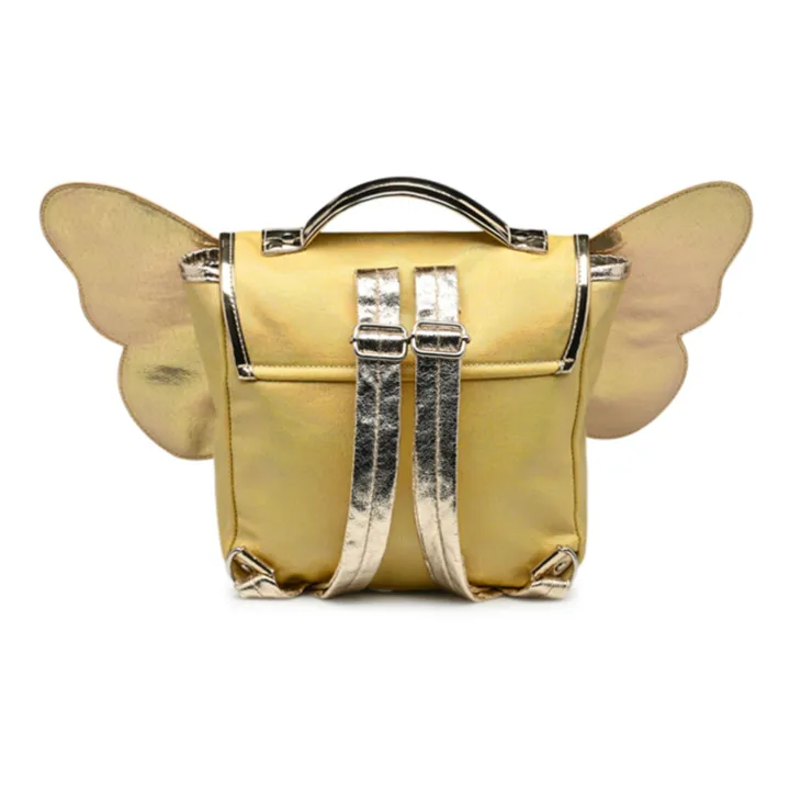 Caramel & Cie Cartable Papillon Irisé | Jaune