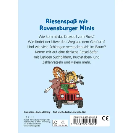 Ravensburger Minis: Komm mit auf Rätsel-Safari