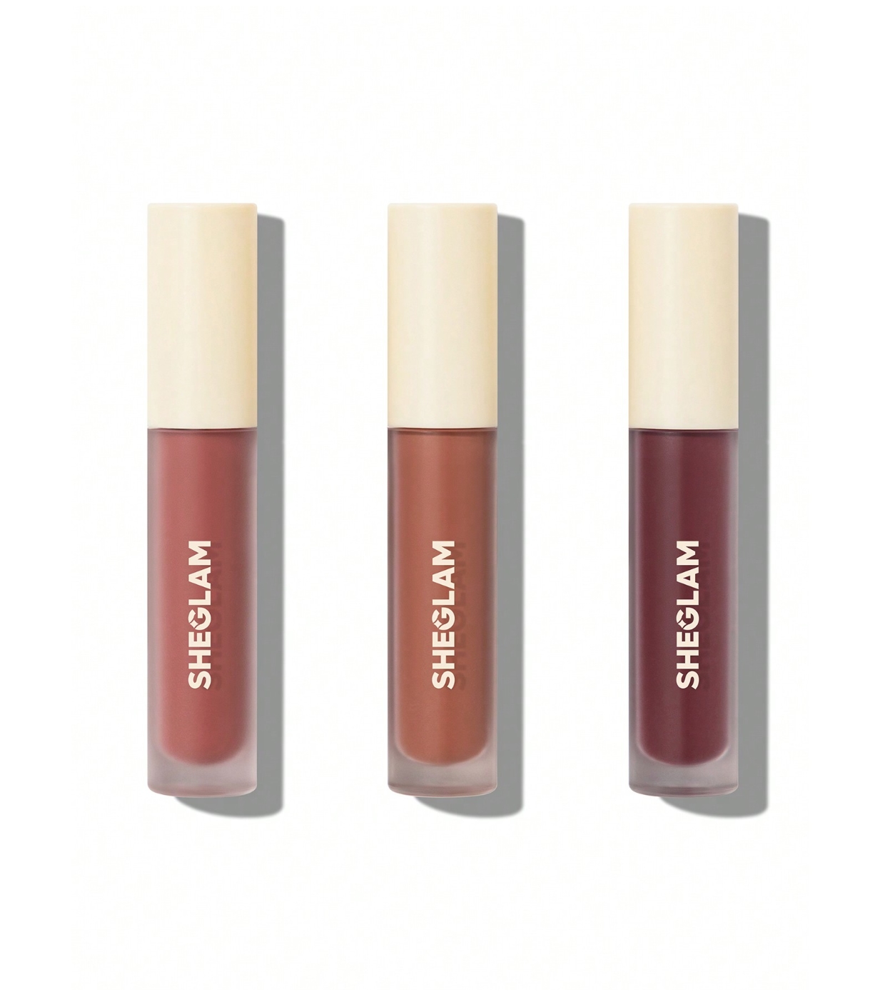 SHEGLAM - Conjunto de 3 mini batons líquidos Matte Allure - Feel Real