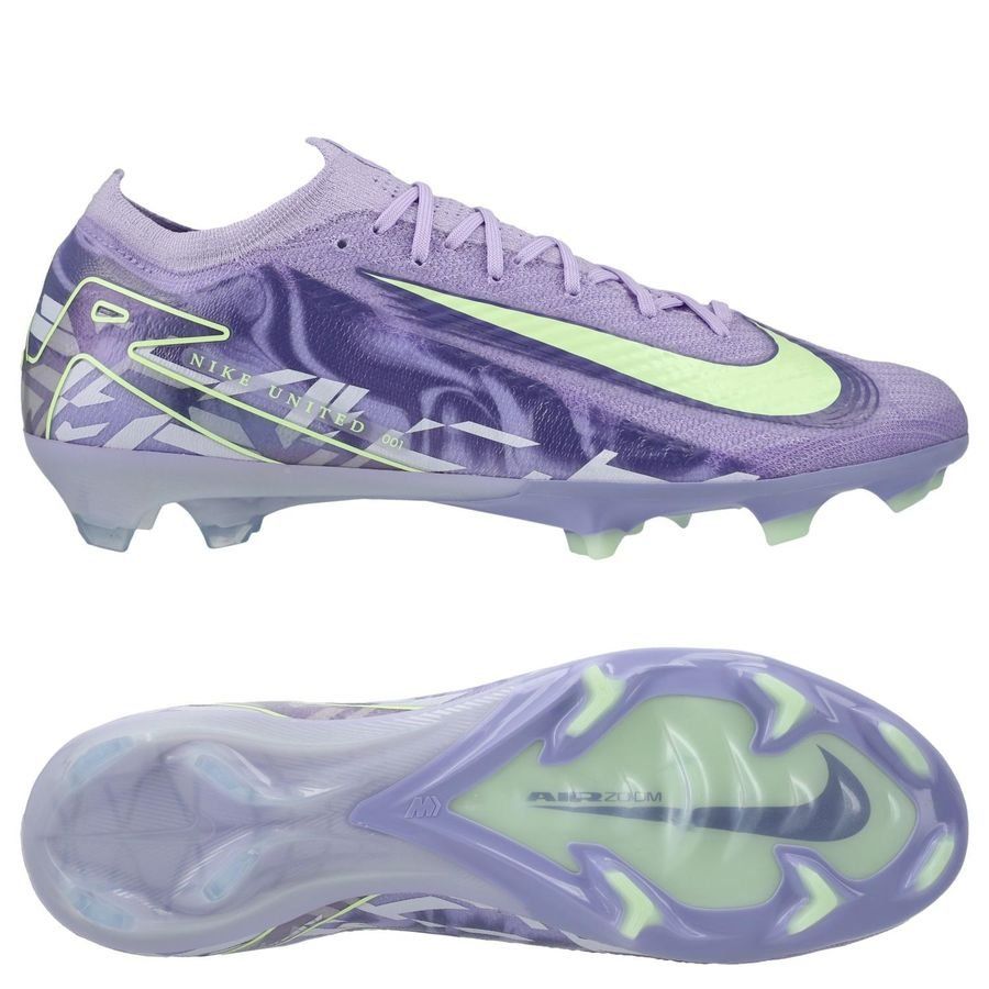 Nike Air Zoom Mercurial Vapor 16 Elite FG United - Purple Agate/Jaune Fluo