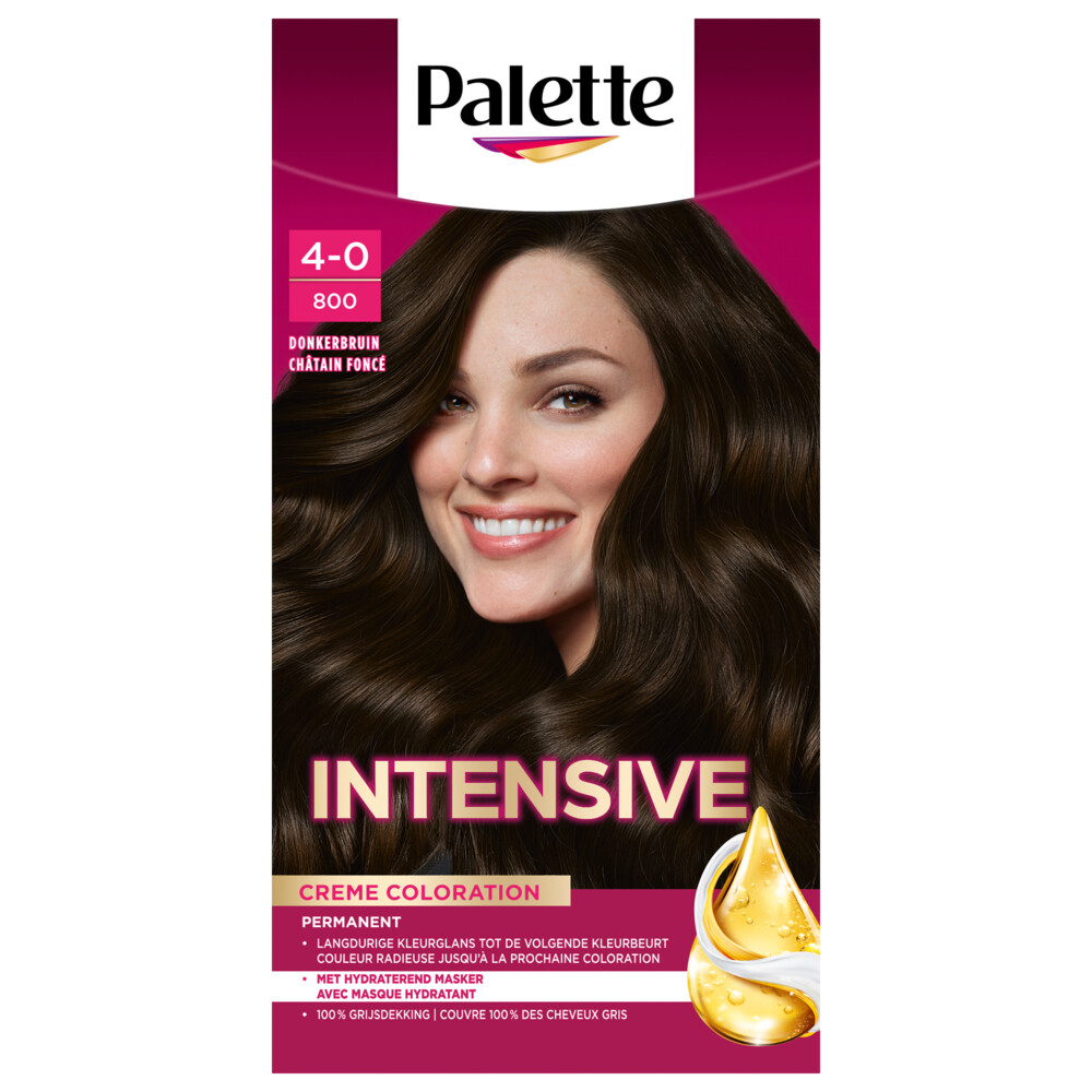 Poly Palette Intensive Oil-Care Color Haarkleuring 800 Donkerbruin
