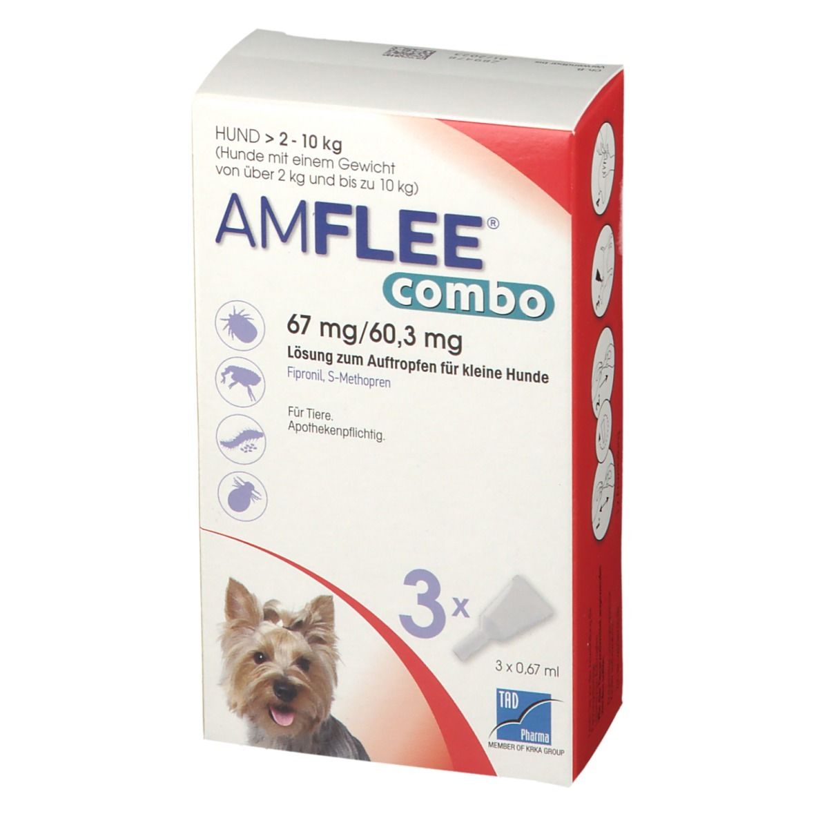 Amflee® combo 67 mg/60,3 mg für kleine Hunde