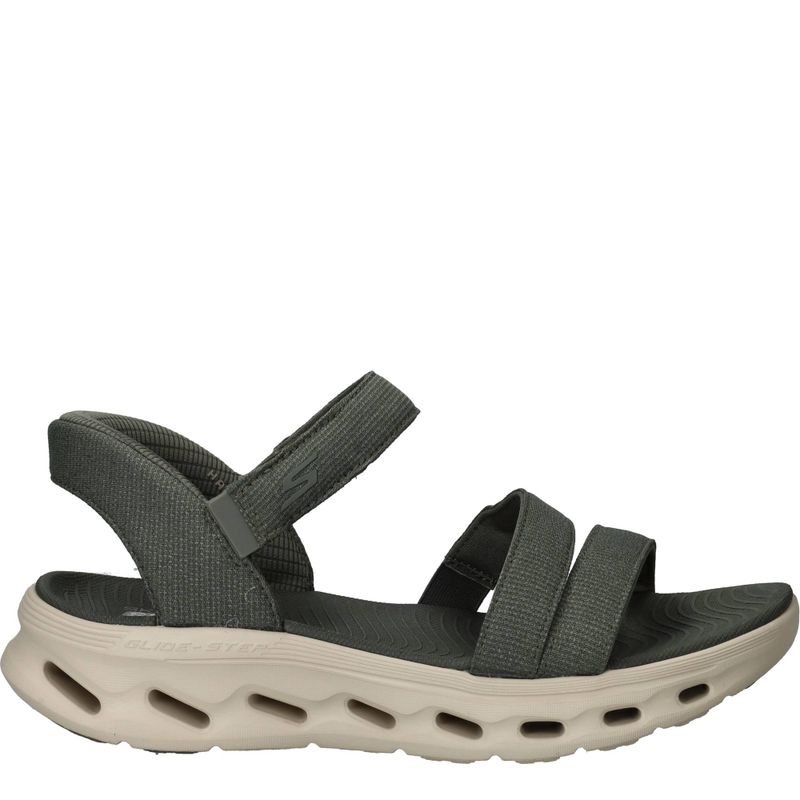 Skechers Slip-Ins: Go Walk Glide Sandalen Groen Dames