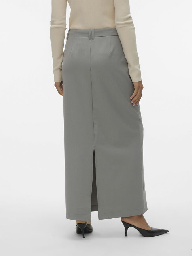 Vero Moda VMMATHILDE MR TAILORED LONG SKIRT D Moon mist