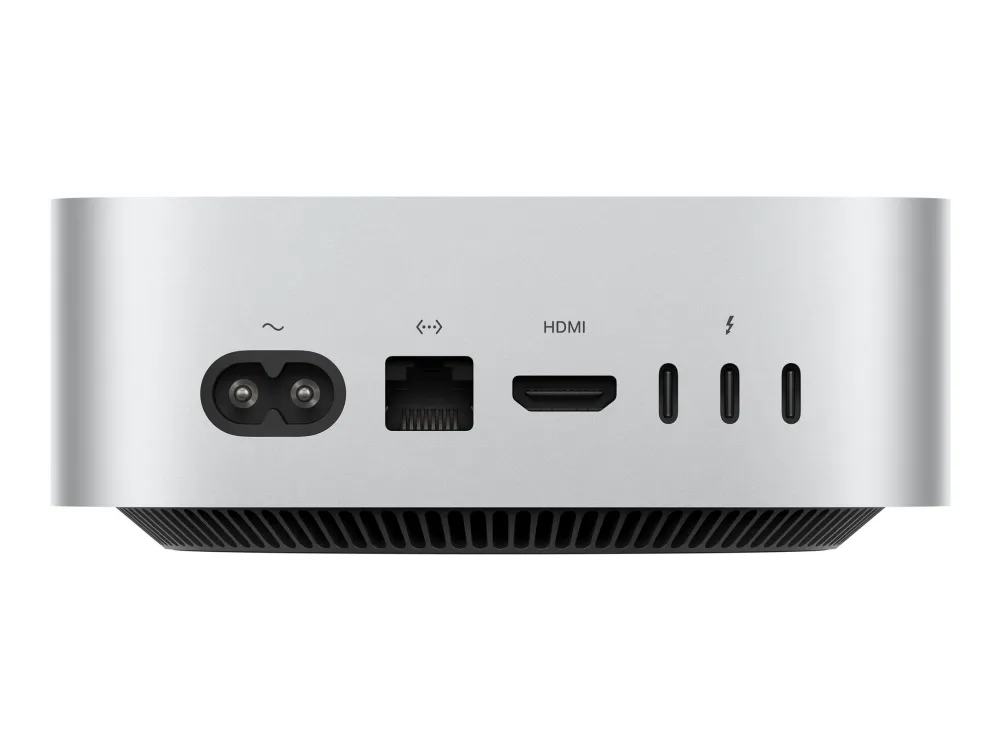 Apple Mac mini - M4 Pro - RAM 24 GB - SSD 512 GB - Apple M4 Pro 16-core - Gigabit Ethernet, IEEE 802.11ax (Wi-Fi 6E), Bluetooth 5.3 - macOS Sequoia 15.0 - skærm: ingen - sølv