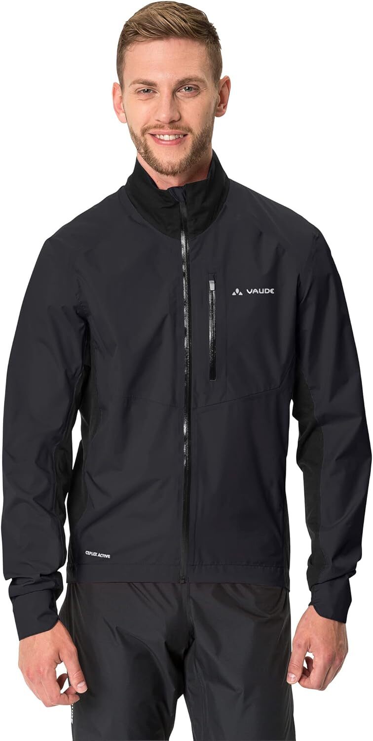 VAUDE Kuro Regenjack Zwart/Grijs Heren