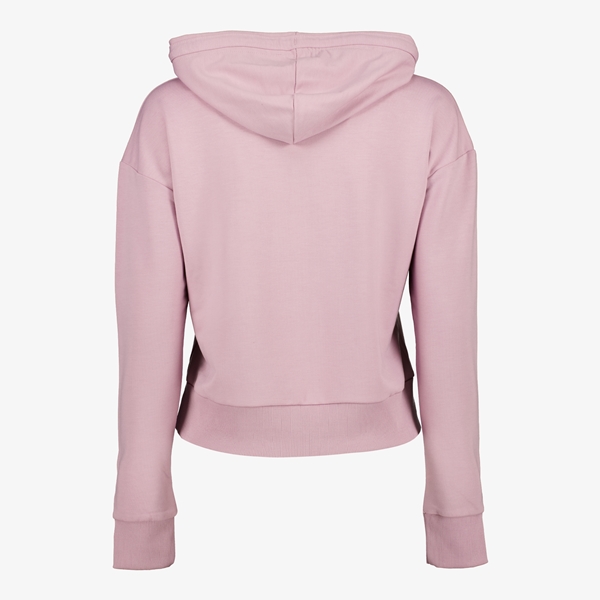 Osaga cropped dames hoodie roze