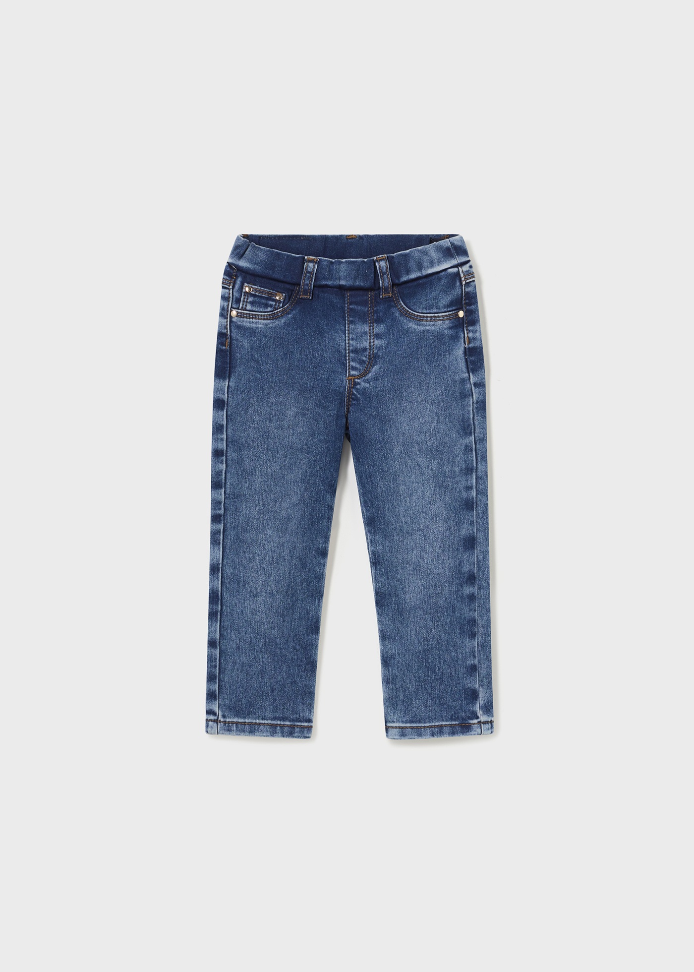 Calça jeans skinny para bebês