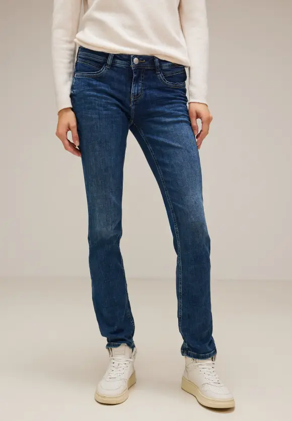 Casual Fit Jeans - deep indigo used wash