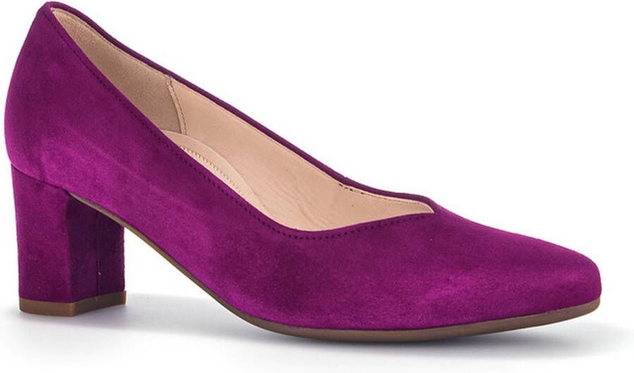GABOR Pumps Dames 152 Maat: 42 Materiaal: Suède Kleur: Roze