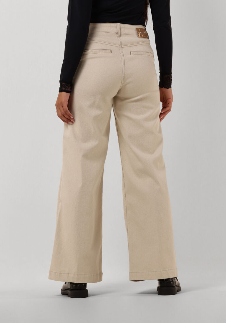 MOS MOSH beige mos mosh wide jeans colette shimmer pants