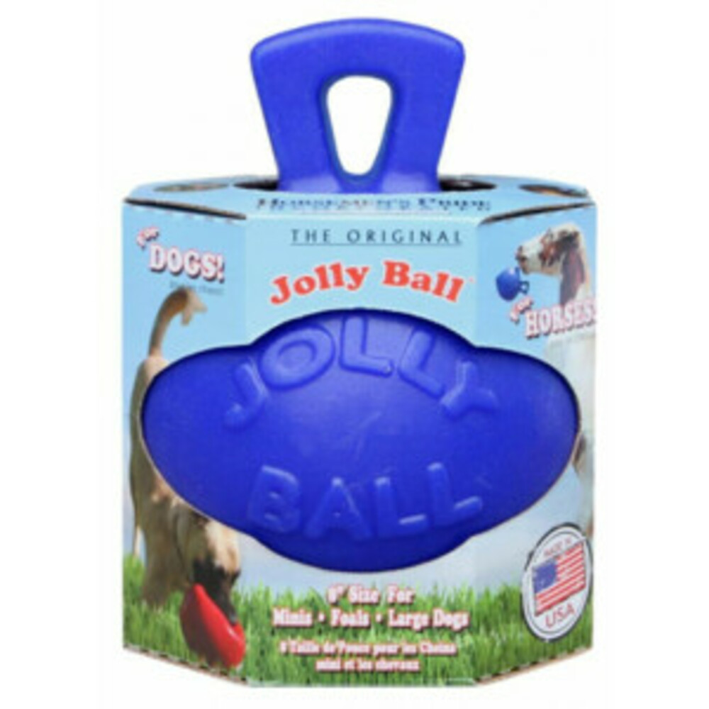 Jolly Pets Ball Hond en Paard Blauw20 cm
