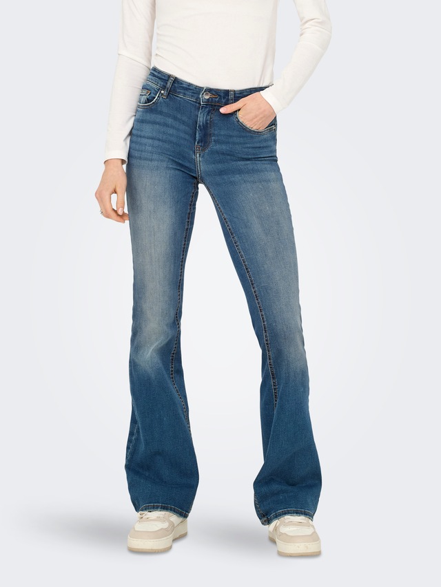 ONLY Bootcut-Jeans »ONLBLUSH MID FLARED DNM DOT741 NOOS«