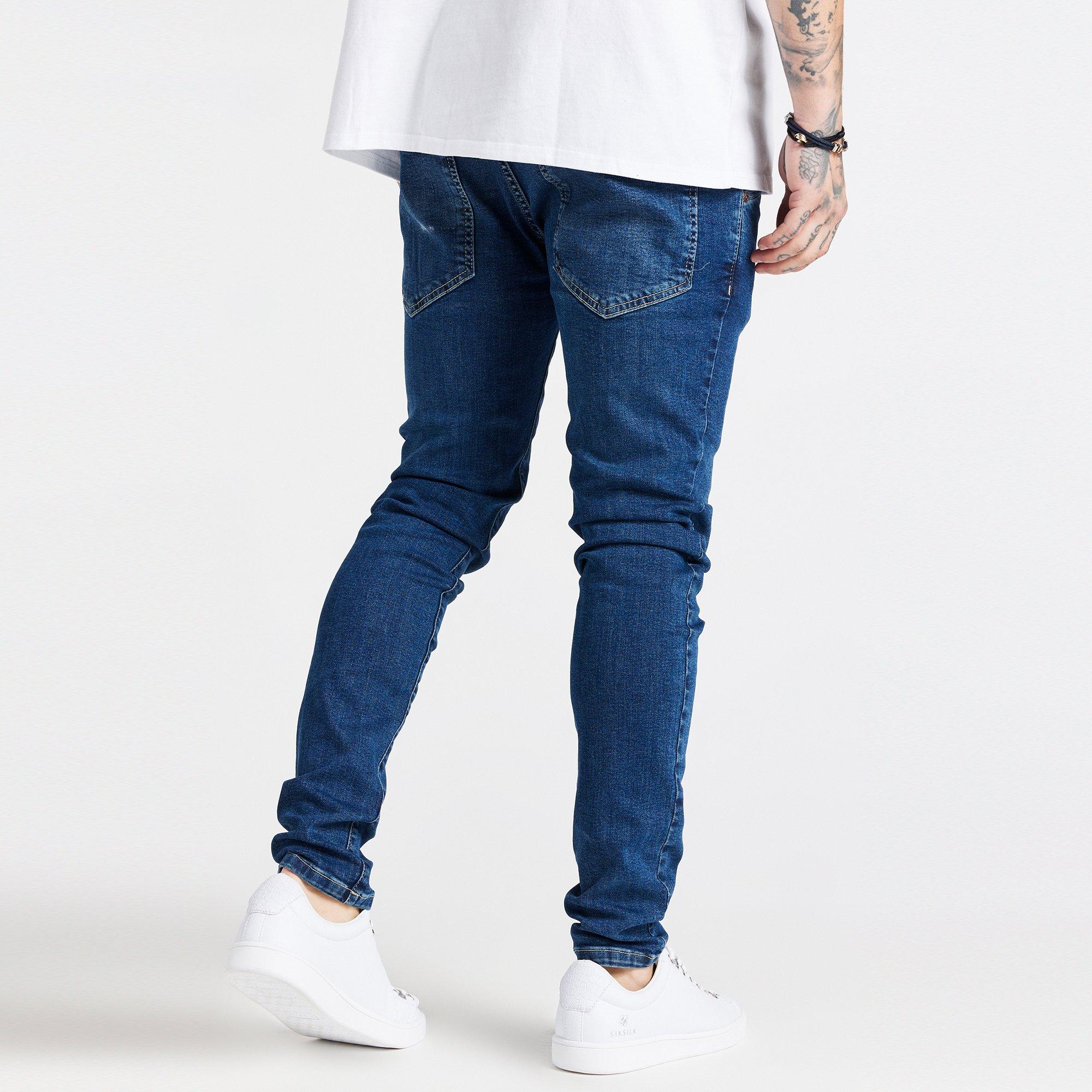 SikSilk Slim Jeans Mens