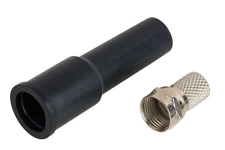 Fiche TV Mâle type F à câbler imperméable pour PF100/RG6, lot de 2