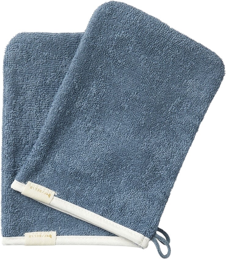 Fabelab Bath Mitts - 2 pack Blue spruce