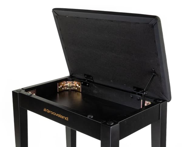 Grooveland KB100 Pianobenk (matt svart)
